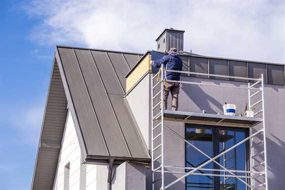 Asphalt and metal shingles are used on homes in Chattanooga