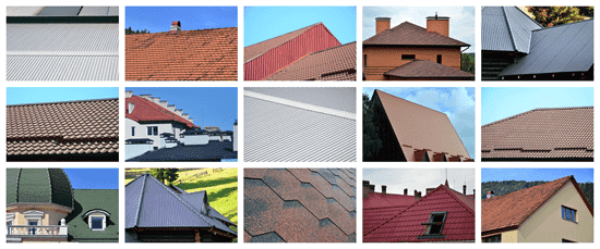 the different types of roofs